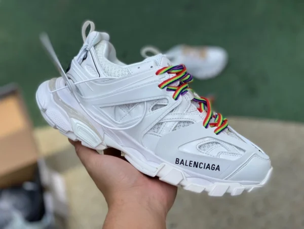 Balenciaga 3.0 cinta blanca Balenciaga Triple S zapatos papá Balenciaga