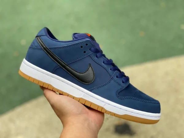 Dunk azul marino caucho crudo puro original Nike SB Dunk Low Pro ISO Navy Gum zapatillas azul marino CW7463-401