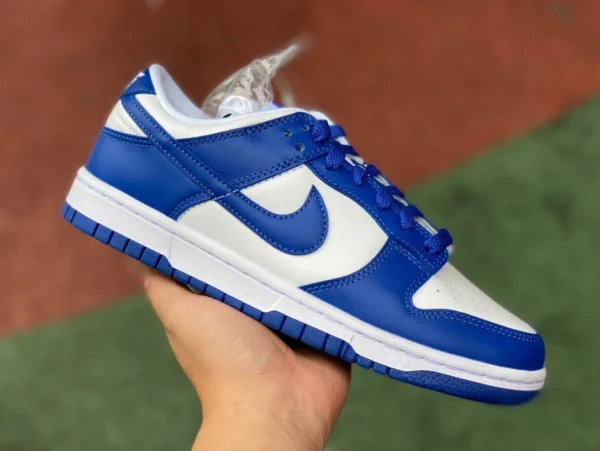 Dunk cielo blanco y azul Nike Dunk Low azul cielo y blanco hombres y mujeres del mismo estilo zapatillas de deporte casuales populares retro bajas CU1726-100