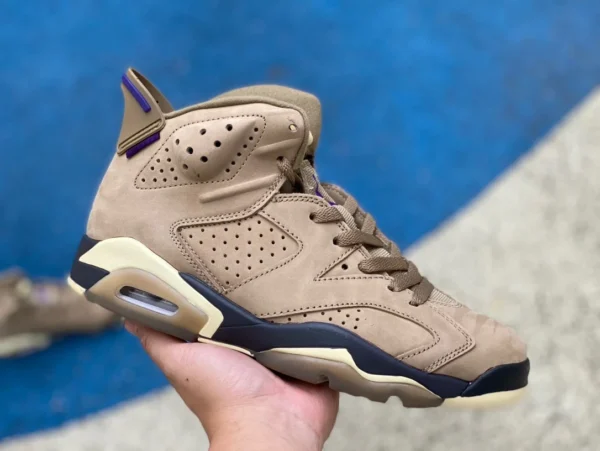 aj6 Marrón Caqui Air Jordan 6 WMNS Gore-Tex “Brown Kelp” FD1643-300 Detalles AJ