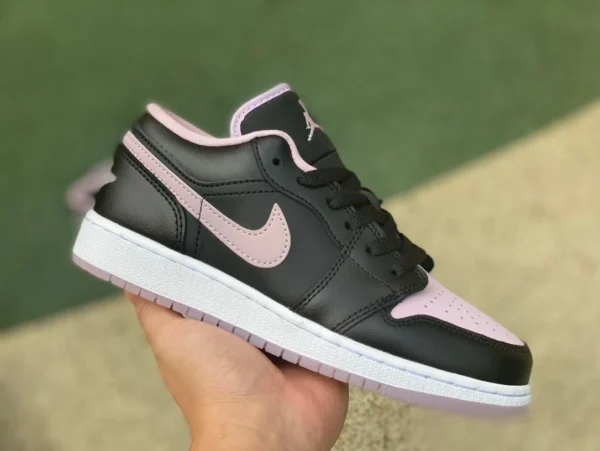 aj1 negro rosa púrpura bajo puro original Air Jordan 1 Low SE AJ1 negro rosa púrpura bajo superior zapatos de baloncesto retro de moda DV1333-051