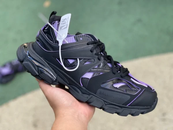 Balenciaga 3.0 zapatos papá Balenciaga Triple S negro y morado Balenciaga