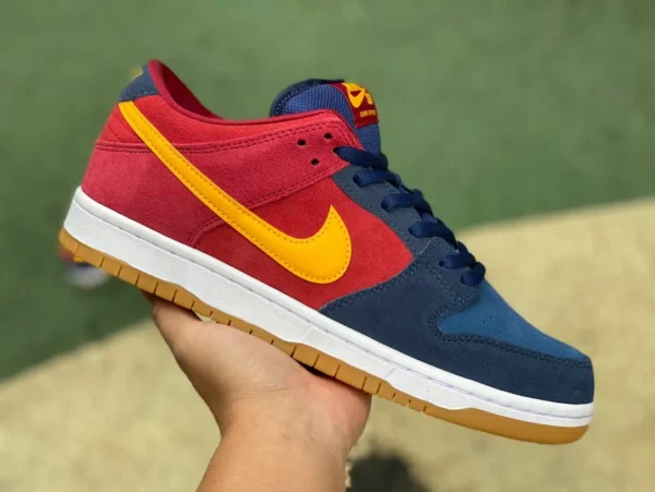 Zapatillas bajas Dunk rojo y azul Yuanyang Nike/Nike SB Dunk Low Pro PRM rojo y azul Yuanyang DJ0606-400