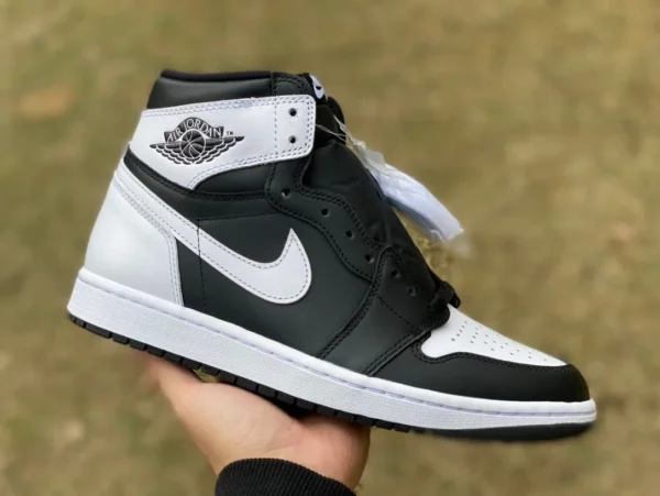 aj1 reverse panda blanco y negro y puro original Air Jordan 1 High Reverse Panda DZ5485-010