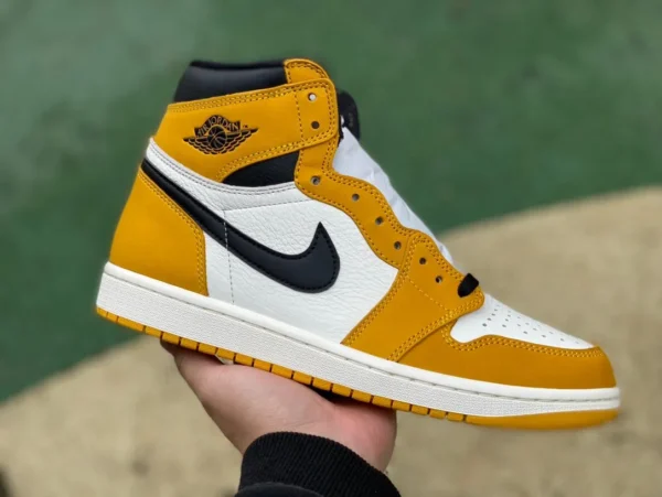 aj1 amarillo ocre puro original Air Jordan 1 High OG "Yellow Ochre" DZ5485-701