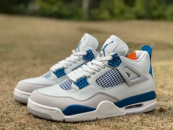 aj4 blanco y azul T1 puro original A Jordan Air Jordan 4 "Military Blue" 2024 replica blanco y azul FV5029-141