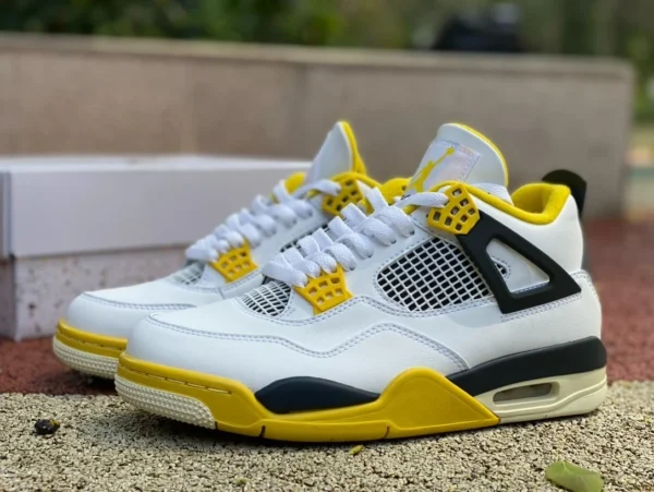 aj4 blanco negro amarillo Air jordan 4 blanco negro amarillo AQ9129-101