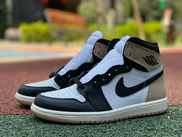 aj1 negro y blanco marrón Air jordan 1 negro y blanco marrón FD2596-021