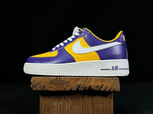 Air Force AF1 Púrpura Oro Lakers puro original Nike AIR Force 1 Low Air Force 1 Púrpura Oro Lakers FJ1408-500