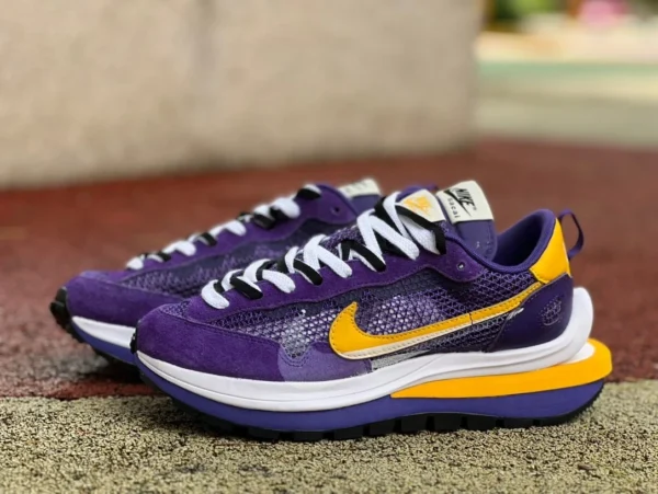 Sacai3.0 Zijin Lakers malla Nike Vaporwaffle x Sacai conjunta CV1363-104