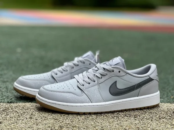 aj1 golf gris low-top dt pure original Air Jordan 1 Low Golf AJ1 zapatos de baloncesto retro blancos DD9315-006