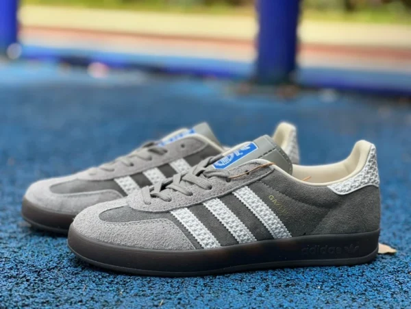 Adidas cool gris canal puro original Adidas GAZELLE INDOOR gris y blanco Dexun zapatillas deportivas casuales T-head IF1807