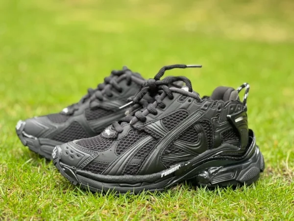 Balenciaga 7.0 Black Warrior Y pure original Balenciaga Runner Grafhti malla encaje bajo deporte y ocio