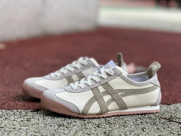 Onitsuka Tiger Arroz Gris Verde Puro Original Onitsuka Tiger Onitsuka Tiger MEXICO 66 Low Top